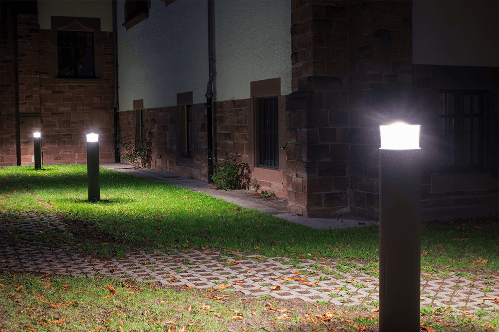 Godalming outside lighting installation
